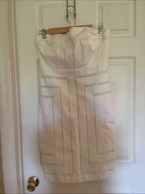 White House Black Market strapless dress. Size 8